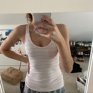 Light pink lulu lemon racer back